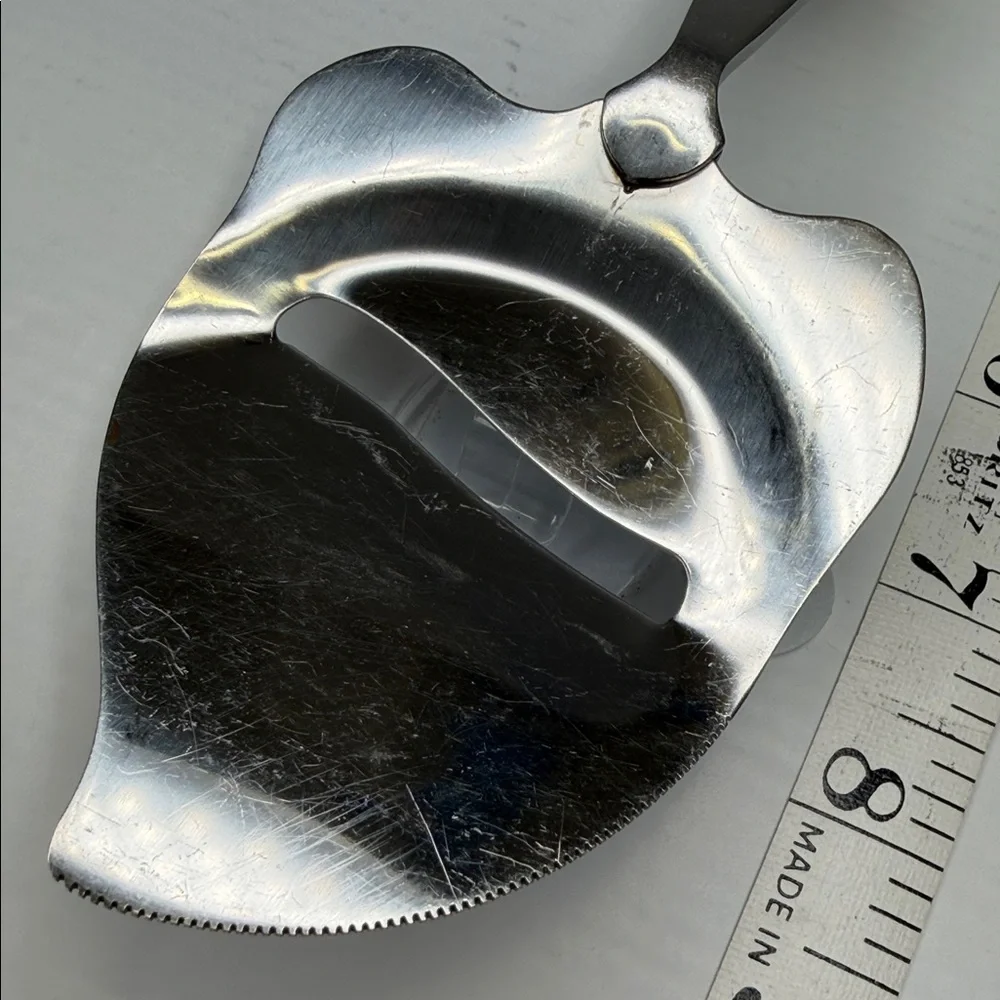 Vintage Wood Handle Stainless Steel Cheese Slicer